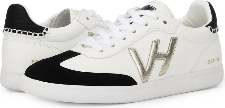 Women's Crisp 7 Sneaker In White/black/washed Gold