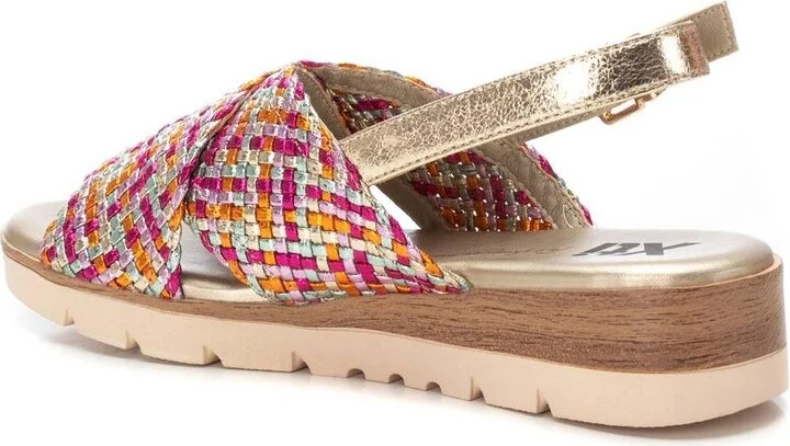 Women's Criss Cross Flat Sandals By Xti - Image 4