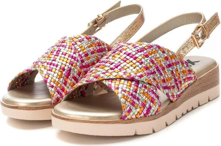 Women's Criss Cross Flat Sandals By Xti - Image 5
