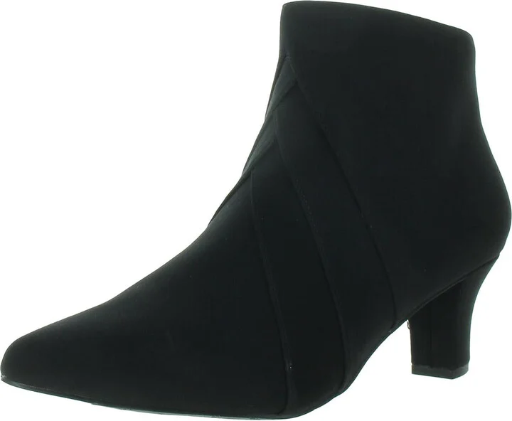 Womens Criss-Cross Manmade Ankle Boots