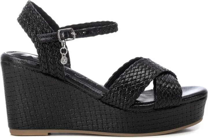 Women's Criss Cross Wedge Sandals By XTI