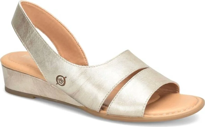 Women's Crista Sandals In Light Gold Panna Cotta