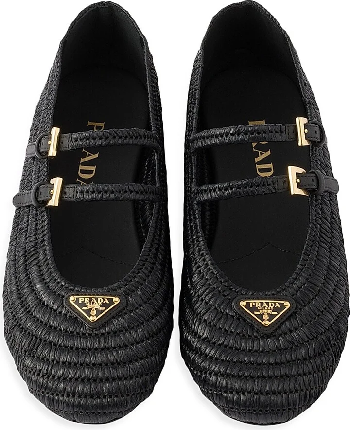Women's Crochet Ballerinas - Black - Size 6.5 - Image 2