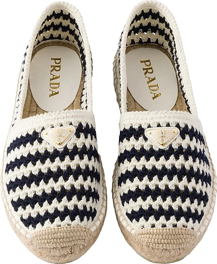 Women's Crochet Espadrilles - Red White - Size 5 - Image 5