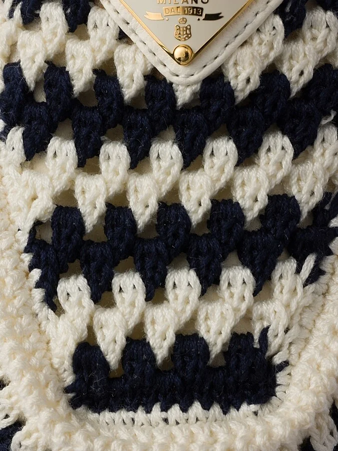 Women's Crochet Loafers - Blue White - Size 5 - Image 5