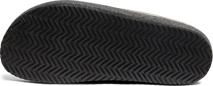 Women's Crocodile-Embossed Suede Slippers - Taupe - Size 7 - Image 6