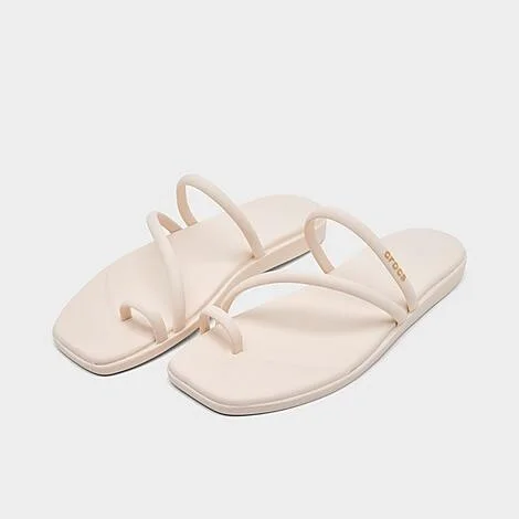 Women's Crocs Miami Metallic Toe Loop Sandals - Image 2