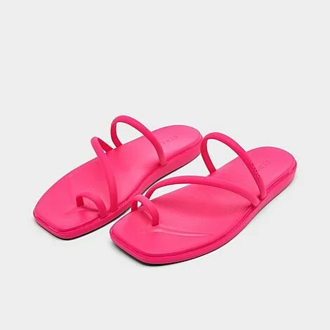 Women's Crocs Miami Metallic Toe Loop Sandals - Image 3
