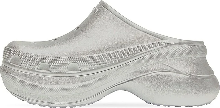 Women's Crocs Mules - Silver - Size 7 - Image 4