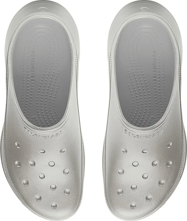 Women's Crocs Mules - Silver - Size 7 - Image 6