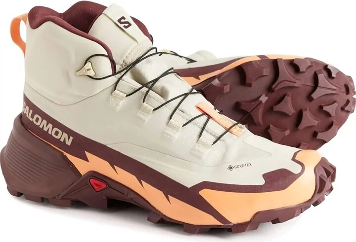 Women's Cross Hika Mid Gore-Tex Hiking Boots In Alfalfa/cantaloupe