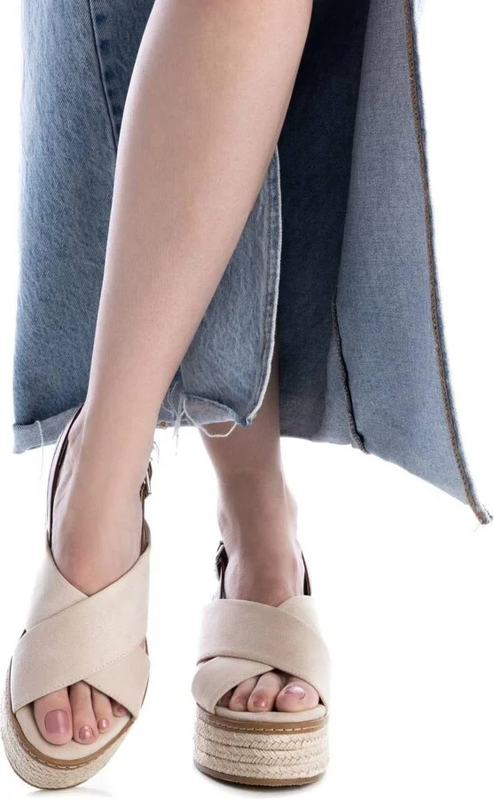 Women's Crossed Espadrille Sandals Refresh By Xti - Image 3