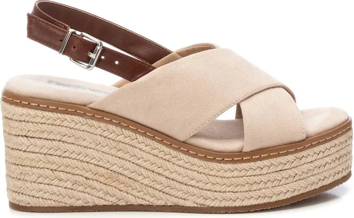 Women's Crossed Espadrille Sandals Refresh By Xti