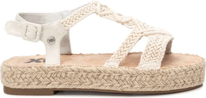 Women's Crossed Macram√ Sandals In Ice