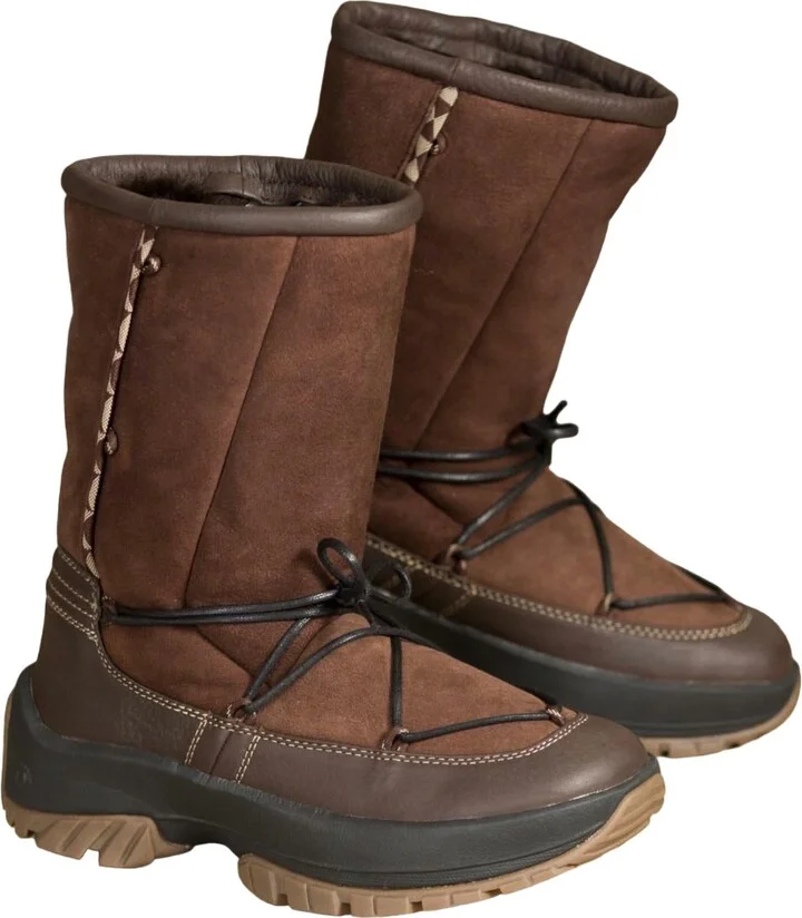 Women's Crow Shearling Boots In Java