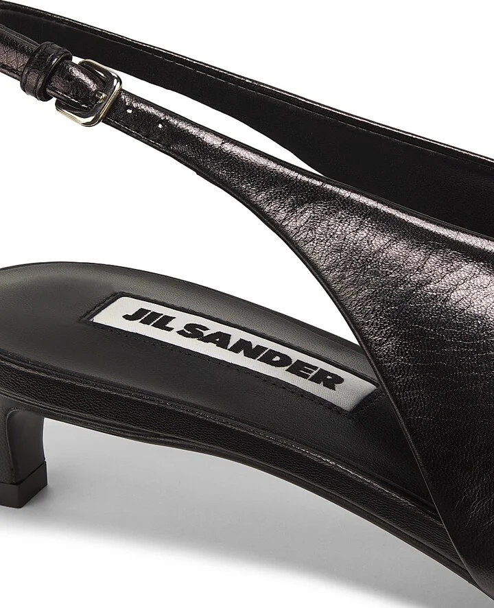 Women's Cruise 35MM Leather Kitten-Heel Pumps - Black - Size 6 - Image 5