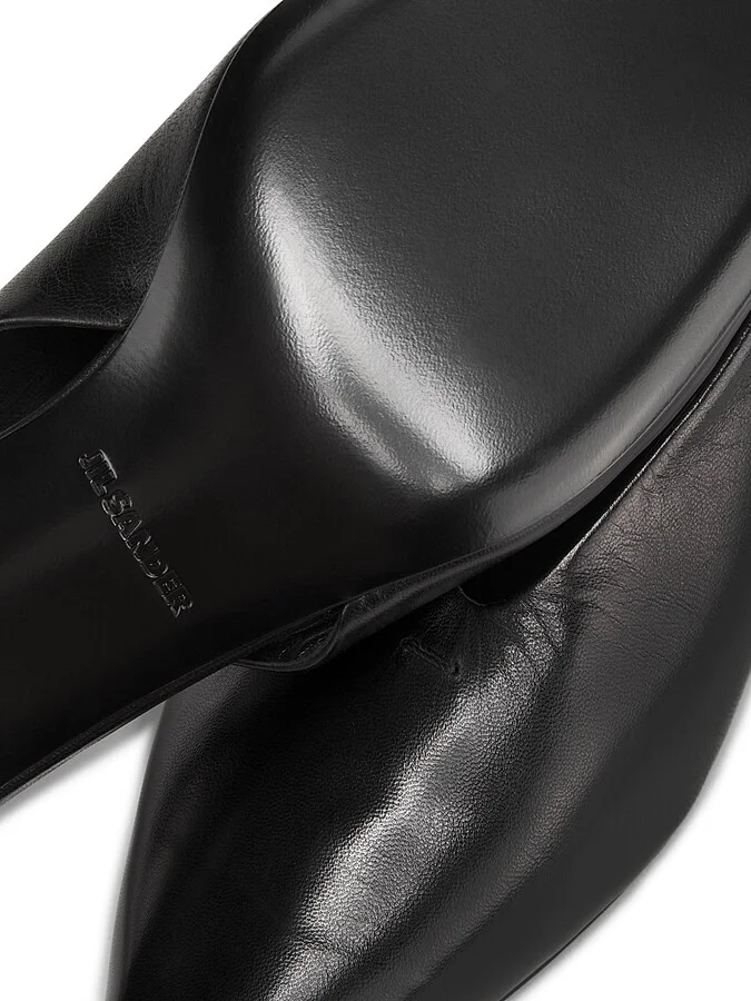 Women's Cruise 35MM Leather Kitten-Heel Pumps - Black - Size 6 - Image 6