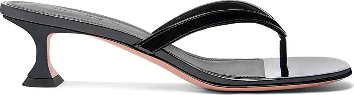 Women's Cruise Juliette 45MM Patent Leather Sandals - Patent Black - Size 5.5