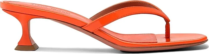 Women's Cruise Juliette 45MM Patent Leather Sandals - Patent Orange - Size 6
