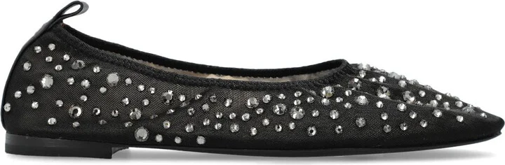 Women's Crystal Embellished Ballerina Shoes