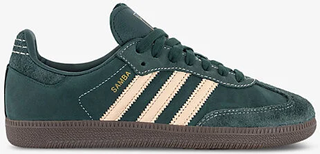 Womens Crystal Sand Mineral Gre Samba Og Suede Low-Top Trainers 11