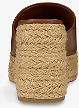 Womens Cuoio Calakala 85 Leather Heeled Espadrilles Eur 39 / 6 Uk Women - Image 2
