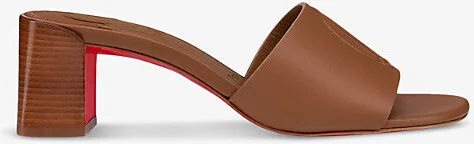 Womens Cuoio So Cl 55 Leather Heeled Mules Eur 41 / 8 Uk Women