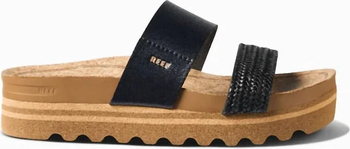 Women's Cushion Vista Hi Sandal In Black Braid