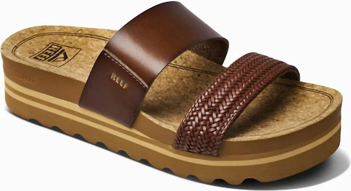 Women's Cushion Vista Hi Sandal In Chocolate
