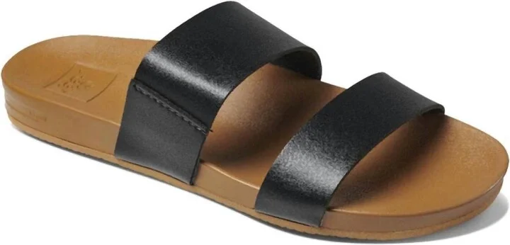 Women's Cushion Vista Sandal In Black/natural