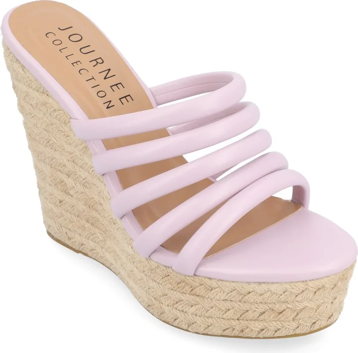 Womens Cynthie Tru Comfort Foam Slip On Espadrille Wedge Sandals