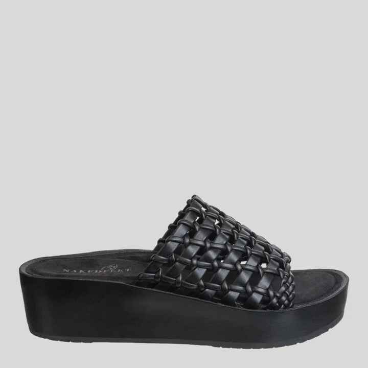 Women's Cyprus Platform Sandals In Black