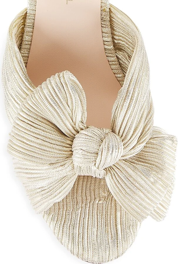 Women's Dahlia Knotted Sandals - Gold - Size 5 - Image 9