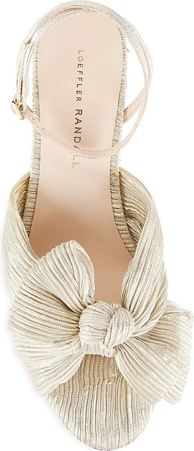 Women's Dahlia Knotted Sandals - Gold - Size 5 - Image 10