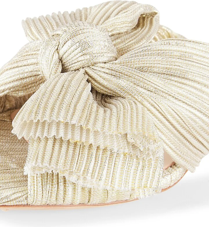 Women's Dahlia Knotted Sandals - Gold - Size 5 - Image 11