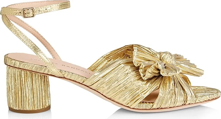 Women's Dahlia Knotted Sandals - Gold - Size 5