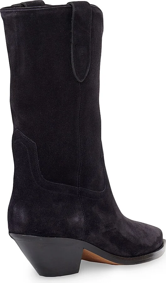 Women's Dahope Suede Boots - Faded Black - Size 5 - Image 2