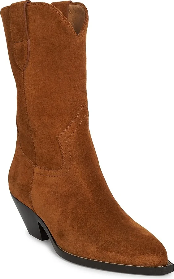 Women's Dahope Suede Boots - Faded Black - Size 5 - Image 4