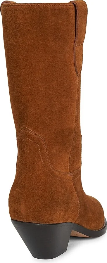 Women's Dahope Suede Boots - Faded Black - Size 5 - Image 5