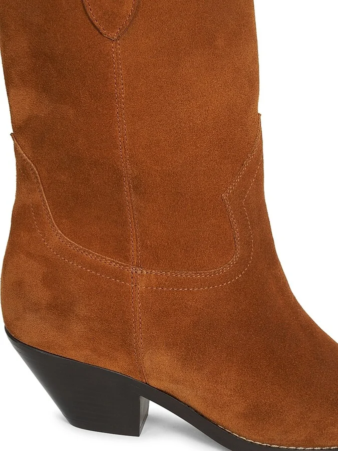 Women's Dahope Suede Boots - Faded Black - Size 5 - Image 8