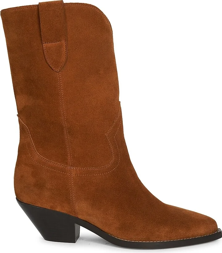Women's Dahope Suede Boots - Faded Black - Size 5 - Image 9