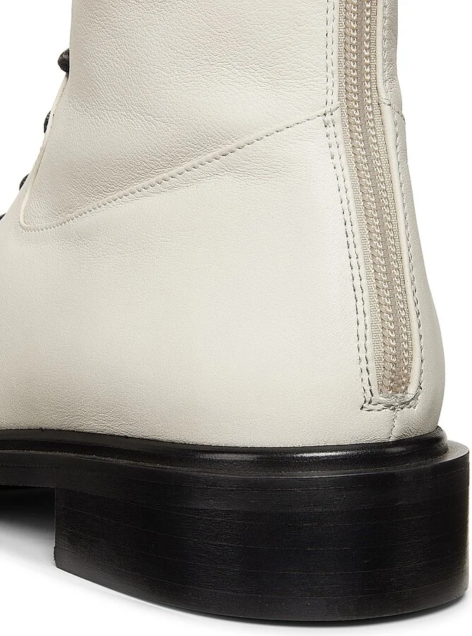 Women's Daijah Leather Boots - Eggshell - Size 6 - Image 5
