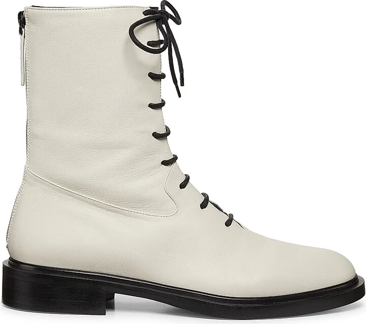Women's Daijah Leather Boots - Eggshell - Size 6