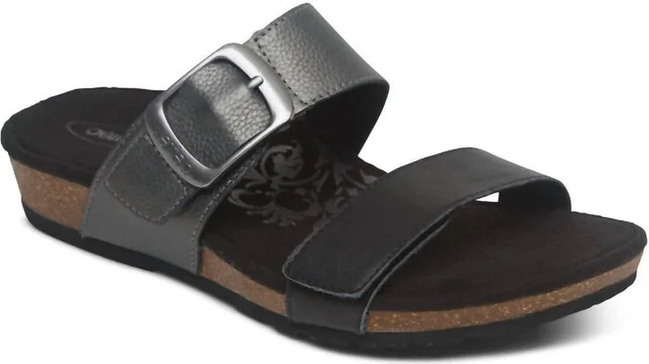 Women's Daisy Adjustable Slide In Black