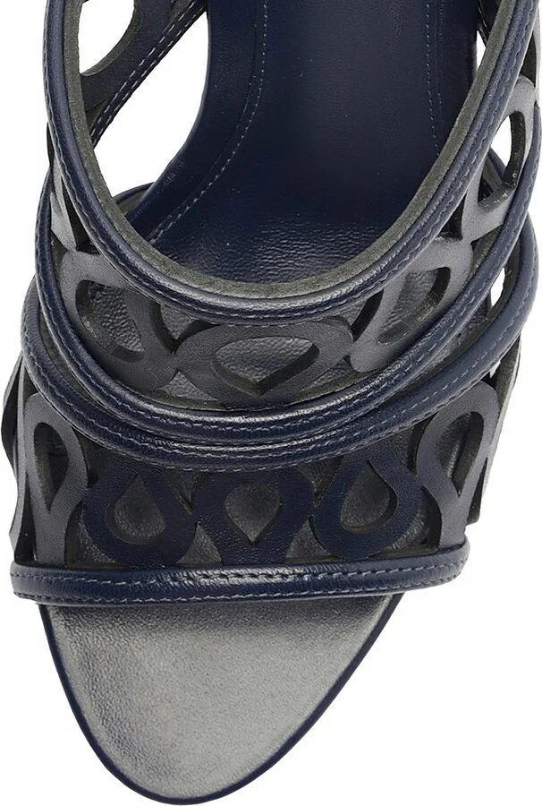 Women's Dakota 80MM Leather Sandals - Oceana - Size 6.5 - Image 5