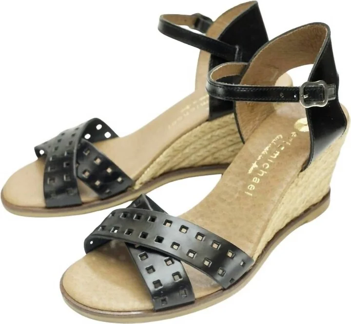 Women's Dakota Ankle Strap Sandals In Black