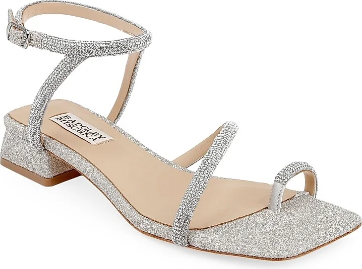 Women's Dakotah Leather Sandals - Silver - Size 6 - Image 2