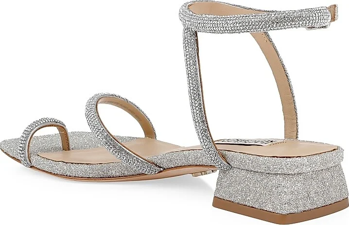 Women's Dakotah Leather Sandals - Silver - Size 6 - Image 3