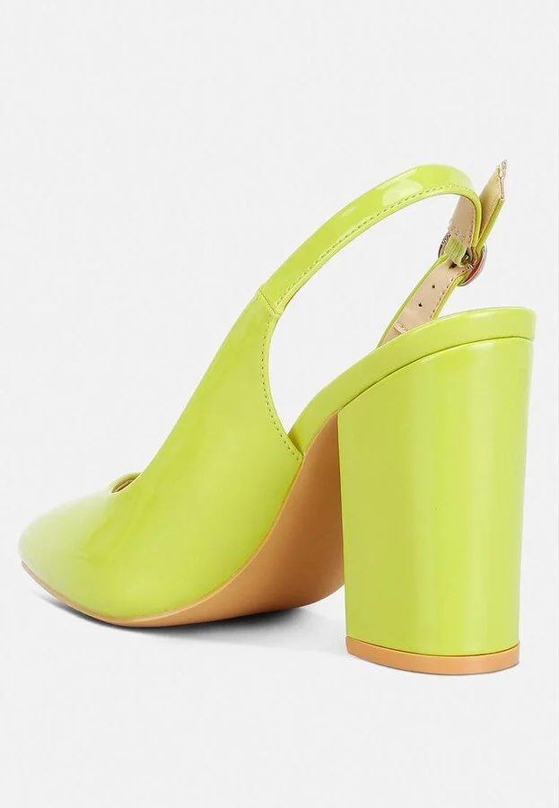 Womens dalaney slingback high block sandals - Image 7