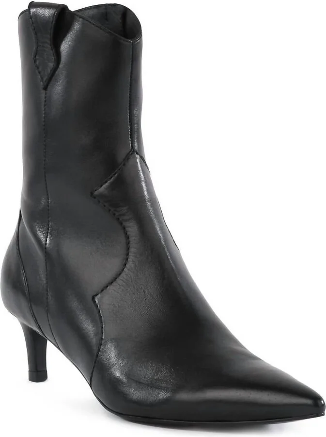 Women's Dallas Boot In Black Leather